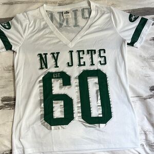 Victorias Secret PINK NY Jets Mesh Jersey Shirt